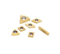 7pcs Carbide Inserts for 12mm Shank Lathe Boring Bar Turning Tool Holder 11IR 16ER Carbide Inserts