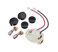 7Pcs Carbon Brush+Caps+Cap Covers+Brush Holder for Makita 638921-2 638448-2 CB430 BGA450 BGA452 BJS160 BJS161 DGA452REF GA400