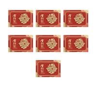 7pcs Chinese New Year Greeting Cards 2025 Year Of The Snake Bright Greeting Cards For Various Ages And Occasion Kids