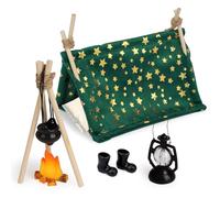 7pcs Complete Set for Gnome Door, Wooden Furniture in the Shape of Christmas Gnome, Gnome Door Accessory, Elf Christmas Accessories