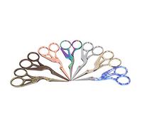 7Pcs Crane - Shaped Scissors, Retro Embroidery Sewing Thread Yarn Tea Scissors, Stainless Steel Handle with 7 Colors, Sharp Hot Forged Blades for Cross - Stitch, DIY Craft, and HOU