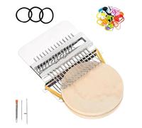 7pcs Darning Loom Kit, Compact Weaving Loom for Adults with Tools, Repair Jeans Socks & DIY Knitting Patch Projects for Beginners and Craft Enthusiasts