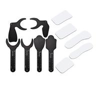 7Pcs Dental Background Board Orthodontic Intraoral Photographic Photo Contrast & 5Pcs Double-Side Dental Occlusal Photographic Mouth Mirror Kit