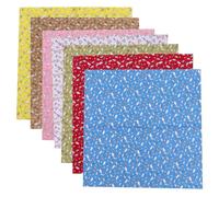 7pcs DIY Patchwork Cotton Cloth Head Set 50cm Plain Fabric for Crafts