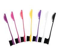 7pcs Double Ended Eyebrow Brush with Comb Pp Bristle Brow Tool