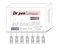 7pcs Dr. Pen A10 Replacement Cartridges - Nano-5D Model, Sterile & Hygienic, for Wide Gentle Coverage on Face & Body, Smooth Luminous Finish, for Home & Salon Care, Compatible with Dr. Pen A10