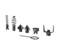 7PCS Drain Cleaner Combination Head Set with Sewer Jetter Nozzle and Switch for Professional Drain Cleaning Equipment and DIY Plumbing Maintenance