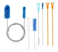 7pcs Drain Unblocker and Cleaner Tool,Double-Ended Drain Pipe Cleaner Brush,Sink Unblocker Brush,Plumbing Unclogger Tool for Plug Hole Bathroom Shower Kitchen