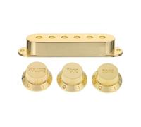 7pcs Durable Plastic Humbucker Pickup Covers Set for Electric Guitar | Simple Classic Style, Resistant to Stains, and Abrasion, Rust, 48/50/52mm Sizes, 2t Plus 1v Switch Caps