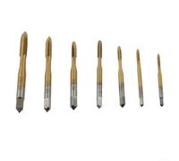 7pcs for HSS Metric Tap and Die Set M2-M6 Machine Screw Thread Taps Tapping Tools for Repair Furniture Assembly Machinery Manufacturing