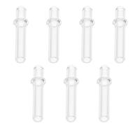 7pcs Glass Wick Holder for Oil Lamps, 4mm 5/32in Hole Cylinder