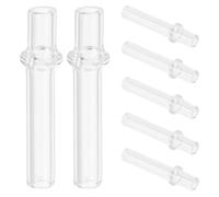 7pcs Glass Wick Holder Tube 4mm 5/32in for Oil Lamps