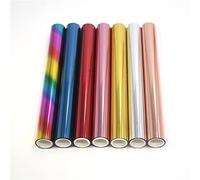 7Pcs Glimmer Hot Foil, Toner Reactive Foil Roll Metallic Variety Multi Color 4.8x197''eters Hot Stamping FoilGold Foil,Foil by Laser PrinterToner Reactive Foil for Scrapbooking Paper Crafts