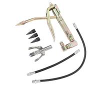 7Pcs Grease Tool Nozzle Kit:Heavy Duty Metal Air Coupler,with 230mm and 400mm Hose,for Air Compressor Grease Pump