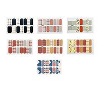 7Pcs Grinding Matte Nails Stickers Full Cover Japanese-style Manicure Tip Ornament Women Girls Gift- 2