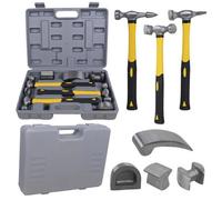 7Pcs Hand Car Auto Body Work Hammer And Dolly Fender Tool