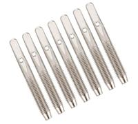 7pcs Harp String Pin Metal Replacement Part for Lyre Harp Silver