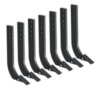 7pcs Heavy Duty 18 Inch Box Blade Cutter Shank for Tractor - 4 Holes, Scarifier Tooth Replacement for Digging & Plowing - Fits Box Scraper Attachments