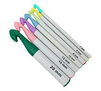 7pcs Huge Crochet Hook Set 7mm-20mm Colorful Knitting Needle Sewing Tool Huge Handle Crochet Hooks