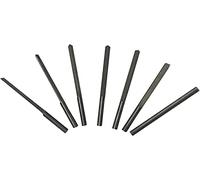 7PCS Increased Tenacity Tungsten Steel Jewelry Engraver Tool Engraving Knives Graver for Pneumatic Impact Engraving Machine 30-120 Degree 3mm Diameter