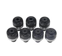 7Pcs ISO/DIN/JIS GT12 19mm M3-M12 Set Tapping Collets Chucks Pneumatic Machine Tools Holder with Overload Protection (Size : DIN-7Pcs)
