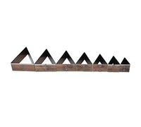 7pcs Leather Hole Punch, Triangular Leather Cutter Tools Geometry Hole Punch Leather Hollow Cutter Die Punching Tool Kit Punching Die Set for DIY Craft Cutting Dies Cutter Tool