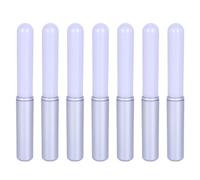 7PCS Makeup Brush Set Round Head Soft Bristles Concealer Lipstick Face Shadowing Brush Beauty Tool for Professional Makeup Artists Beginners Aluminum Tube Solid Wood Handle