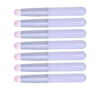 7PCS Makeup Brush Set with Cover Round Head Soft Bristles Concealer Lipstick Face Shadowing Brush Beauty Tool