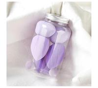 7PCS Makeup Sponges Set, Beauty Sponge Blenders and Storage Bottle for Blending Foundation, Cream and Powder