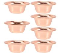 7pcs Meditation Water Cup Brass Bowl for Water Offering and Ritual Set