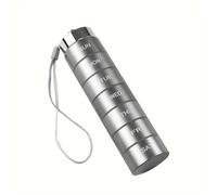 7pcs Metal Pill Organizers, Stackable Portable Waterproof Travel Pill Box, Large Aluminum Alloy(Gray 1PC)
