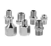 7pcs Mini Airbrush Hose Connector Male Adapter Metal Quick Connect