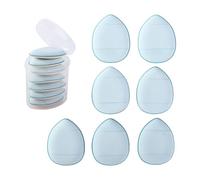 7pcs Mini Finger Puff, Cosmetic Puff Makeup Puff Makeup Sponge, Mini Triangle Makeup Puff for Foundation, Repair Cream(blue)