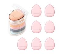 7PCS Mini Finger Puff Set, Makeup Sponge Concealer Foundation Cosmetic Cushion Puff Makeup Tool, Puff Face Fingertip Thumb Air Cushion(pink)