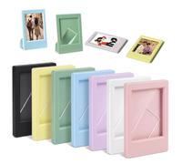 7Pcs Mini Photo Frames for Instax Mini, 2x3 Picture Frames | Colorful Instant Film Photo Frames, Small Photo Frames for Polaroid Camera Photoes, for Table Display