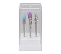 7pcs Nail Drill Bit Set Stainless Steel Fast Removal Nail Grinding Bits for Professional Nail Artists