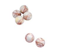 7pcs Natural Stone Crystal 16mm Agate Ball - Non-Porous Spherical Ornament for DIY Projects(10-RedNetwork)