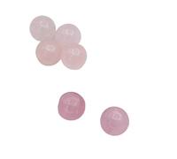7pcs Natural Stone Crystal 16mm Agate Ball - Non-Porous Spherical Ornament for DIY Projects(14-PowderCrystal)