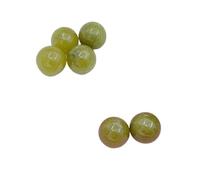 7pcs Natural Stone Crystal 16mm Agate Ball - Non-Porous Spherical Ornament for DIY Projects(5-OliveJade)