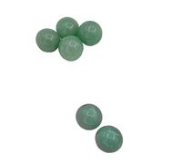 7pcs Natural Stone Crystal 16mm Agate Ball - Non-Porous Spherical Ornament for DIY Projects(6-GreenEastMausoleum)