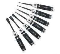 7pcs Nut Driver Set for Mini Crawler RC Cars, Hex and for Phillips Screwdriver Kit with .27mm .5mm 2mm 4mm 5mm 5.5mm Tools, Compatible with for Traxxas for TRX4M for Axial