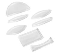 7Pcs Optical Lens Set Transparent Convex Concave Lenses for Physics Teaching Acrylic Material for Durability for Middle School Science Experiments