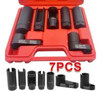 7Pcs Oxygen Lambda Sensor Socket Removal Set 22mm/27mm/29mm