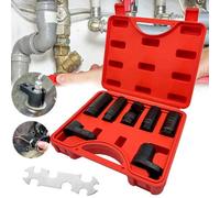 7Pcs Oxygen Lambda Sensor Socket Removal Set 22mm/27mm/29mm