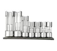 7PCS Oxygen Sensor Removal Socket Tool Diesel Injector Fuel Line Socket Set | Diesel Injector Fuel Line Socket Wrench Set Flare Nut Wrench Spanner Metric Flare Nut Socket Set for Wired Temperature Sensor