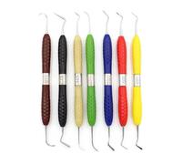 7Pcs Premium Dental Composite Resin Filler Thick Handle Restoration Filling Tools Set