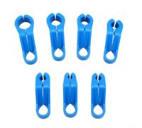 7pcs Quick Disconnect Tool Set for Car AC Fuel Line, Heater & Cooling Pipe Clip Removal with 1/4 5/16 3/8 1/2 5/8 3/4 7/8 Inch Sizes, ABS Material