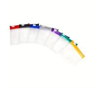 7pcs random color Pill Pouch Bags,Reusable Zippered Pill Pouch Set, Medicine Organizer 7 Colors Self Sealing, Translucent Medicine Bags Trave Practical design