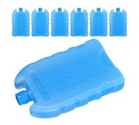 7pcs Reusable Cooler Ice Blocks for Camping Fan Boating Picnic Blue Pe