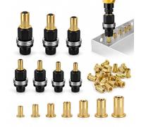 7PCS Rivet Nut Tool Head Set M3 M4 M5 M6 M8 M10 M12 Metal Sheet Repair DIY